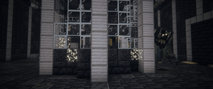 Deep under the institute, something comes out from behind its glass cell, roars, and comes on